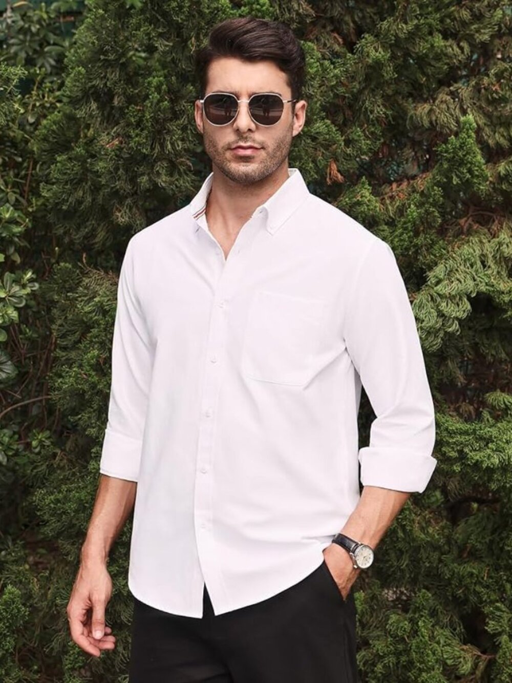 Alimens & Gentle White Longsleeve Shirt